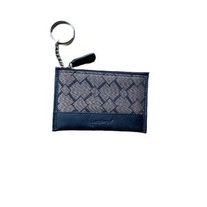 Longaberger Signature Keychain Zippered Coin Purse